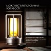 Лампа-нічник світлодіодна сенсорна No Brand LED акумуляторна з регулюванням яскравості Срібло (KL-Silver)