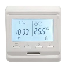 Wifi термостат для газового та електричного котла з LCD дисплеєм Minco Heat MK60L, білий