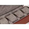 Кейс для годинників Salvadore 4W-FH-DBR-SPU 25х10х8 см Коричнево-сірий