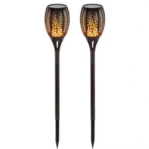 Набір вуличних садових світильників RIAS Flame Light на сонячній батареї Імітація вогню 51 LED 2 шт (3_00759) Набір вуличних садових світильників RIAS Flame Light на сонячній батареї Імітація вогню 51 LED 2 шт (3_00759)