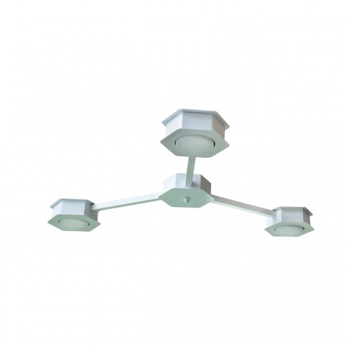 Люстра стельова MSK Electric Space 3 плафони GX53 Білий NL 13040-3 WH Люстра стельова MSK Electric Space 3 плафони GX53 Білий NL 13040-3 WH