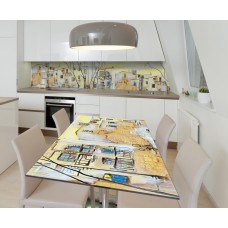 Наклейка вінілова на стіл Zatarga  