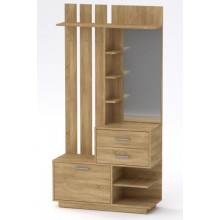 Передпокій з гачками Компанит Єва 100,3х38х195 см Дуб сонома