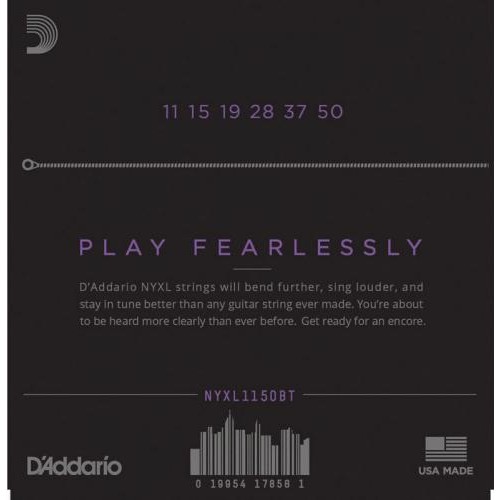 Струни для електрогітари D'Addario NYXL1150BT Nickel Wound Medium Electric Guitar Strings Balanced Tension 11/50 Струни для електрогітари D'Addario NYXL1150BT Nickel Wound Medium Electric Guitar Strings Balanced Tension 11/50
