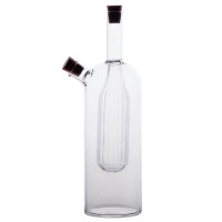 Пляшка для олії та оцту подвійна YIWU Paci 100/400 мл Прозорий (HP-34-13)