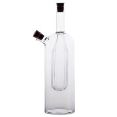 Пляшка для олії та оцту подвійна YIWU Paci 100/400 мл Прозорий (HP-34-13)