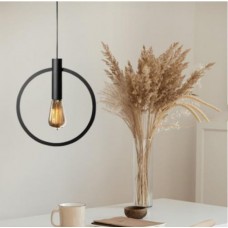 Світильник підвісний MSK Electric Asket під лампу Е27 NL 3033 BK чорний