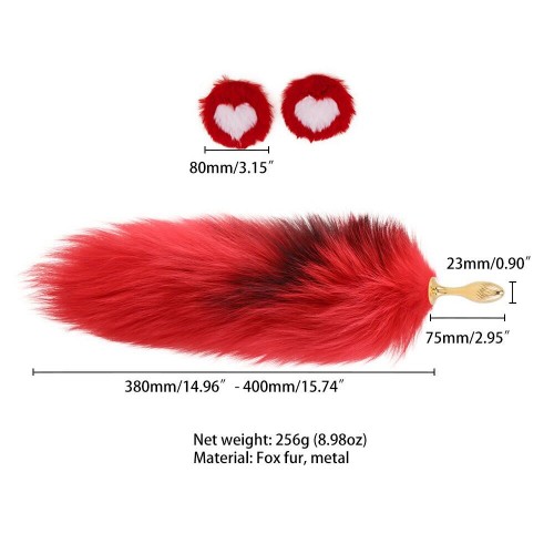 Анальна пробка з хвостом лисиці LOCKINK SEVANDA Red Vixen Set with Pear-shape Plug в інтернет супермаркеті PbayMarket! Анальна пробка з хвостом лисиці LOCKINK SEVANDA Red Vixen Set with Pear-shape Plug в інтернет супермаркеті PbayMarket!