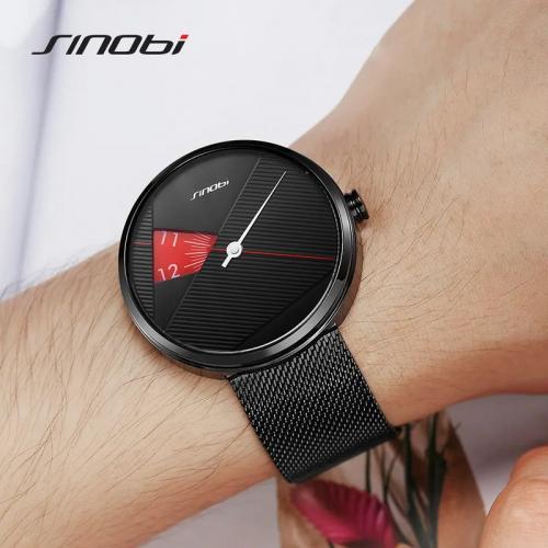 Чоловічий годинник Sinobi S9801G 11S9801G01 Чорний Чоловічий годинник Sinobi S9801G 11S9801G01 Чорний
