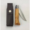 Складний ніж у подаручному футлярі Opinel №8 нержавіюча сталь (001004)