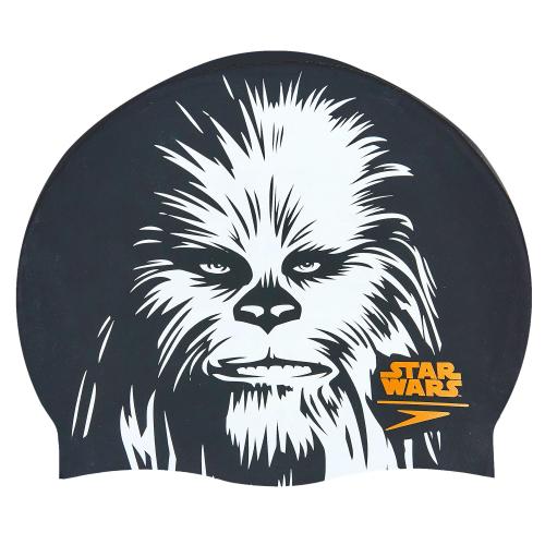 Шапочка для плавання SPEEDO SLOGAN PRINT 808385C743 Star Wars Chewbacca Чорно-білий в інтернет супермаркеті PbayMarket!