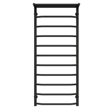 Рушникосушарка водяна Трапеція з полицею П11 500х1200 Deffi Чорний (C.TP.120.50.11.B.A)