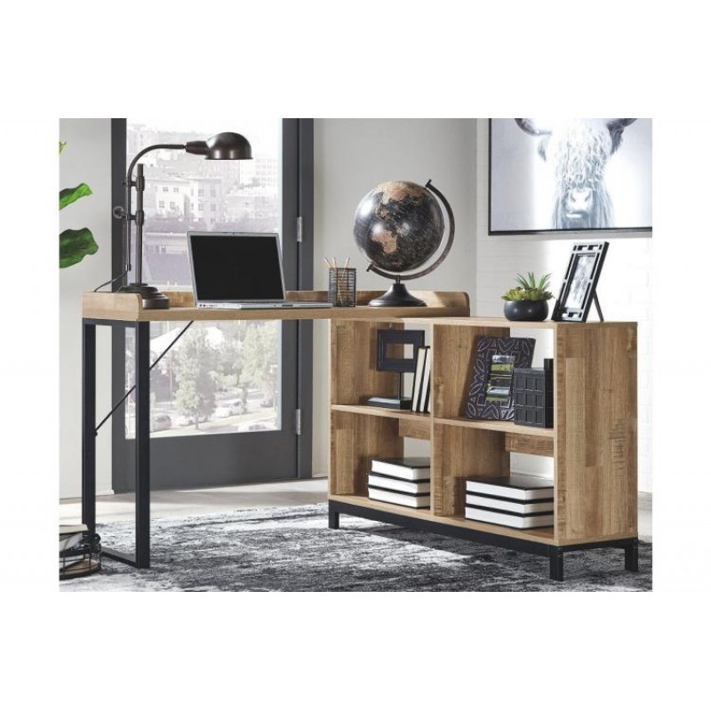 Кутовий письмовий стіл у стилі Loft NS-2181 830x1200x800 мм Черный