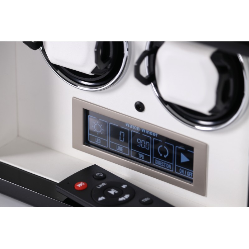 Скринька Salvadore для підзаводу 2 годинників SLX/3202-BRW 2x2 Коричневий