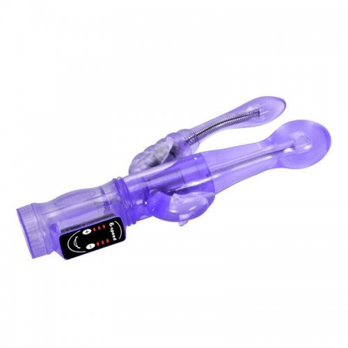 Потрійний вібратор We Love для анально-вагінальної стимуляції фіолетовий в інтернет супермаркеті PbayMarket!