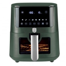 Аерофритюрниця Berlinger Haus Matte Green Collection 8 л Чорно-зелений (BH-9710)
