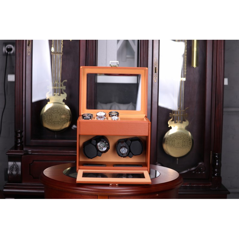 Шкатулка Salvadore для підзаводу 4 годинники 4+6WJ-Br 2x4+