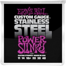 Струни для електрогітари Ernie Ball 2245 Power Slinky Stainless Steel 11/48