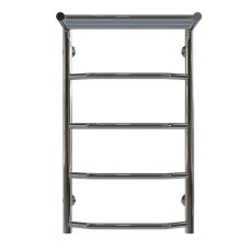 Рушникосушарка водяна Трапеція з полицею П5 400х700 Deffi Хром (C.TP.70.40.5.C.A)