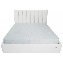 Ліжко Двоспальне Richman Санам 160 х 200 см Boom 01 З підйомним механізмом та нішою для білизни Біле