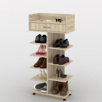 Стелаж для взуття Тиса Мебель ТО-204 Дуб сонома 121x60 см