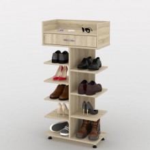 Стелаж для взуття Тиса Мебель ТО-204 Дуб сонома 121x60 см