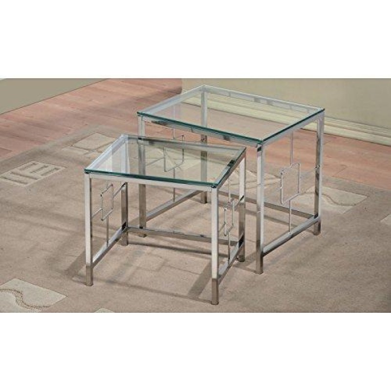 Комплект журнальних столиків у стилі Loft NS-304 490x510x400 мм Черный