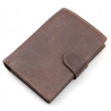 Портмоне чоловіче Vintage 14404 Коричневе, Коричневий