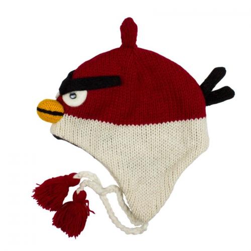 Шапка з вушками дитяча Kathmandu Animals Angry bird Червоний (23040) в інтернет супермаркеті PbayMarket!