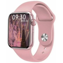 Стильний смарт-годинник Smart Watch GS8 Мах 45 mm українське меню з функцією дзвінка Матові рожеві (1756375748)