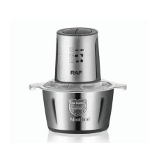 Потужний кухонний подрібнювач чоппер із металевою чашею RAF R.7019 1000 Вт 2 л