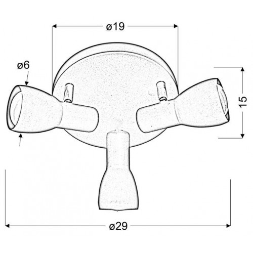 Спот Candellux Picardo 29x15 см Зелений (98-50601) Спот Candellux Picardo 29x15 см Зелений (98-50601)