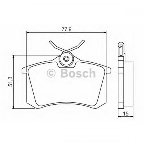 Колодки гальмові Bosch дискові задні AUDI/SEAT/VW/PEUGEOT/RENAULT R >>06 PR2 0986495226 в інтернет супермаркеті PbayMarket!