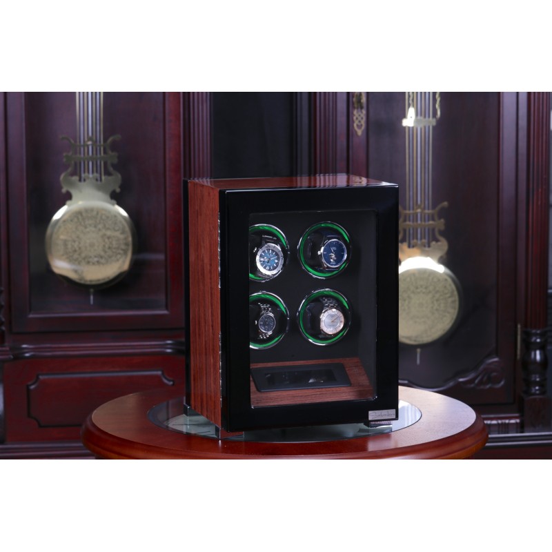 Скринька Salvadore для підзаводу 4 годинників F140/BL 4x4 Коричневий