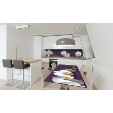 Наклейка вінілова на стіл Zatarga «Орхідеї Великі» 600х1200 мм Z180750st