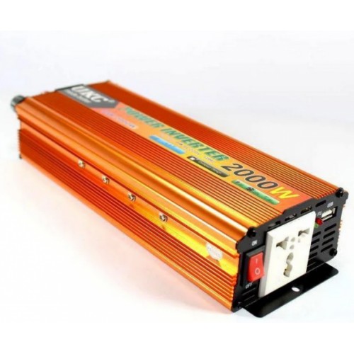 Перетворювач автомобільної напруги інвертор UKC AC/DC SSK 2000W 12V (1756374646)