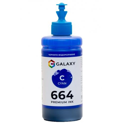 Чорнило Galaxy 664 Epson 200 мл Cyan (10474) Чорнило Galaxy 664 Epson 200 мл Cyan (10474)