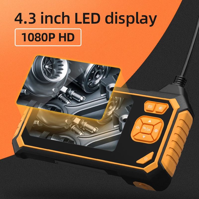 Ендоскоп автомобільний технічний з дисплеєм 4.3