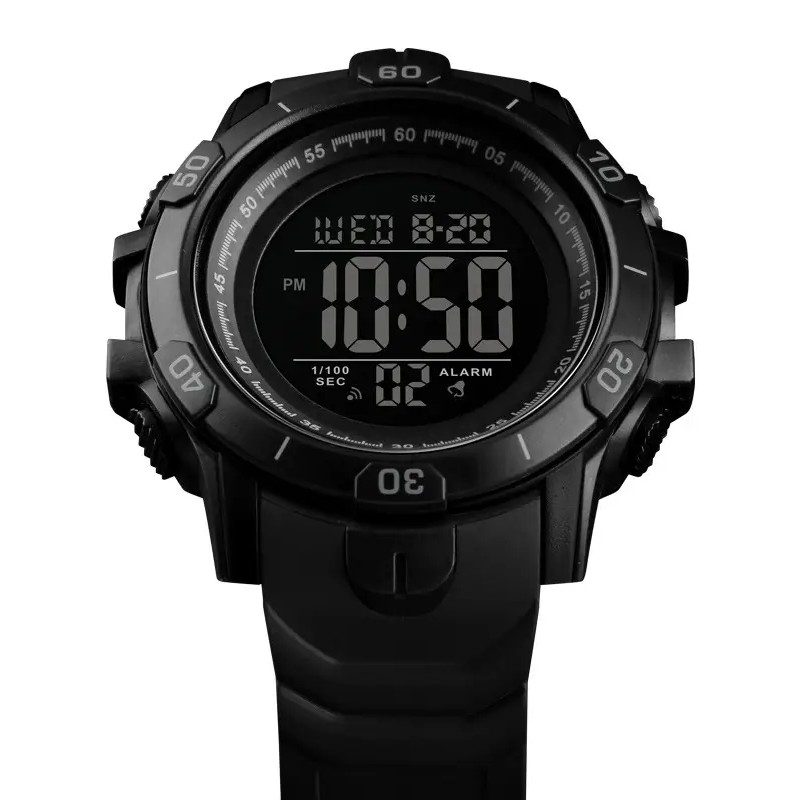 Чоловічий спортивний годинник Skmei 1475 Чорний