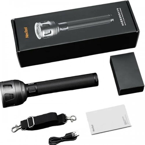 Пошуковий акумуляторний потужний водонепроникний ліхтар 10000 мАг Xiaomi Nextool NE20168 3000LM 120 годин Type-C чорний Пошуковий акумуляторний потужний водонепроникний ліхтар 10000 мАг Xiaomi Nextool NE20168 3000LM 120 годин Type-C чорний