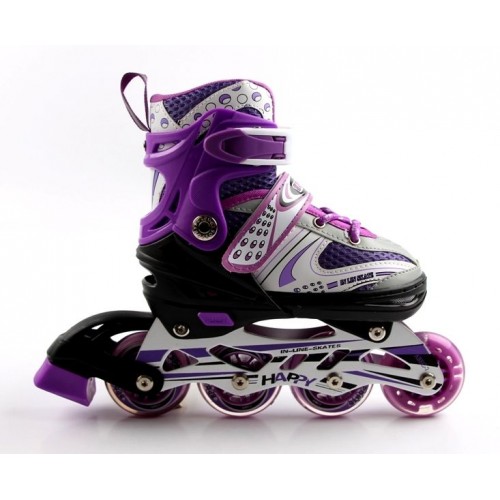 Роликові ковзани Happy 29-33 Violet (1279472846-S) Роликові ковзани Happy 29-33 Violet (1279472846-S)