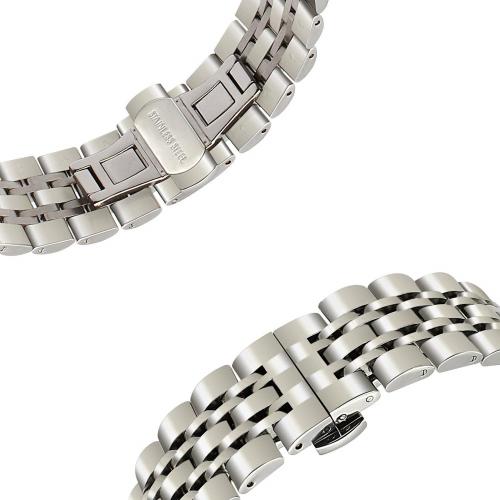 Браслет BeWatch для Mobvoi TicWatch Pro 3 Huawei Watch GT 2 46mm | GT 2 Pro 22мм Link сталевий Сріблястий (1021405)