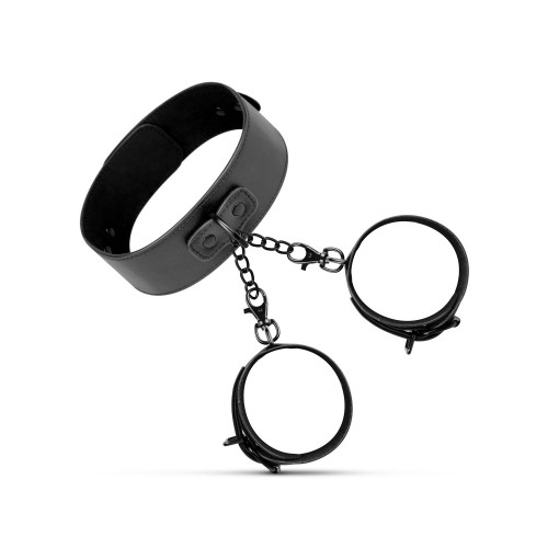 Наручники с повідцем Bedroom Fantasies Collar & Wrist - Black в інтернет супермаркеті PbayMarket!