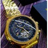 Наручний годинник чоловічий Jaragar Exclusive Gold (408)