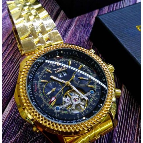 Наручний годинник чоловічий Jaragar Exclusive Gold (408) Наручний годинник чоловічий Jaragar Exclusive Gold (408)