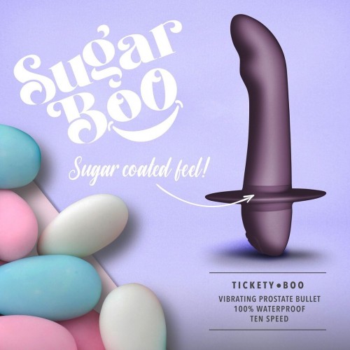 Масажер простати SugarBoo Tickety Boo, 10 рівнів інтенсивності, унісекс, підходить для точки G в інтернет супермаркеті PbayMarket!