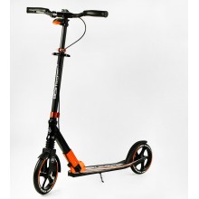 Двоколісний складаний самокат Best Scooter 100 кг Black and orange (113216)
