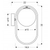 Бра Candellux Cordel 22x32 см Латунь (21-73440)