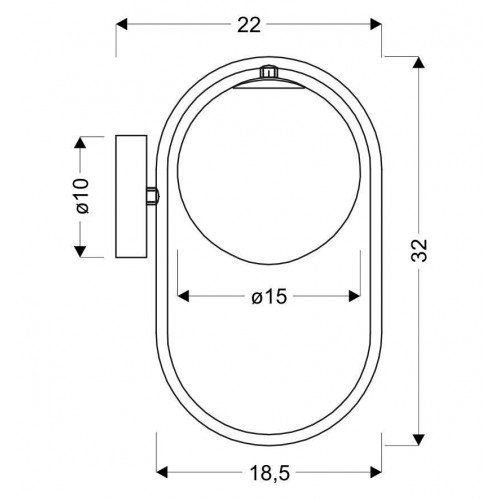 Бра Candellux Cordel 22x32 см Латунь (21-73440) Бра Candellux Cordel 22x32 см Латунь (21-73440)