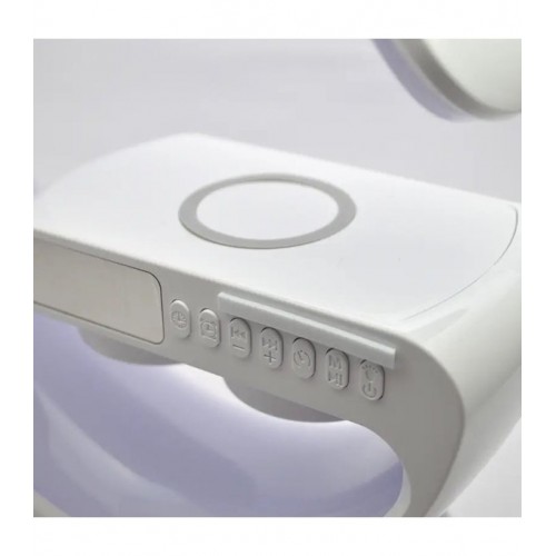Настільна лампа-нічник Led Wireless Charging Speaker Google G11 8527 15W White Настільна лампа-нічник Led Wireless Charging Speaker Google G11 8527 15W White